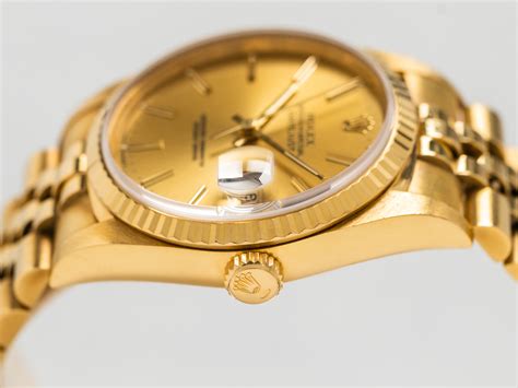 Rolex Datejust 36 18K Yellow Gold 90s Ref 16238 